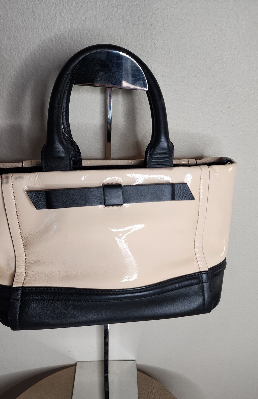 Kate Spade Chelsea Park Gigi Patent Satchel Handbag With COA